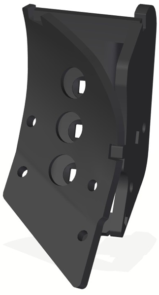 Chisel plough assembly for stublle plough 1422