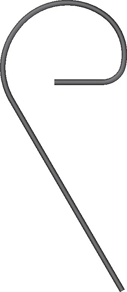 Vibrocultivator tines or Danish tines 2509