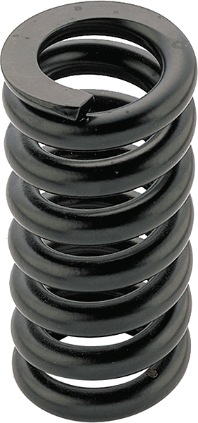 Compression springs and agricultural following tines