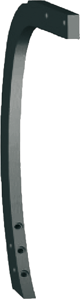 Rigid tines for stubble cultivators
