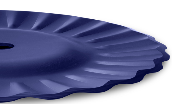 Disc with 24-wave concavity and super-sharp edge 1933