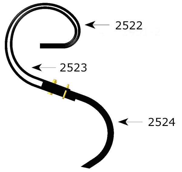 Double Leaf Spring Tine 2525