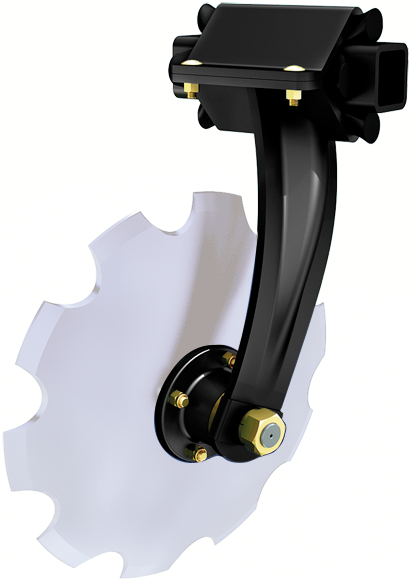 Quick harrow bracket with elastomers